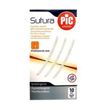 Cerotto Pic Sutura 3x75mm 10pz